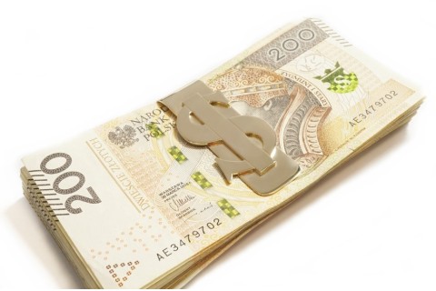 Klips, spinka do banknotów...